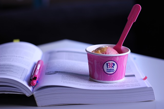 勉強とアイスクリーム
